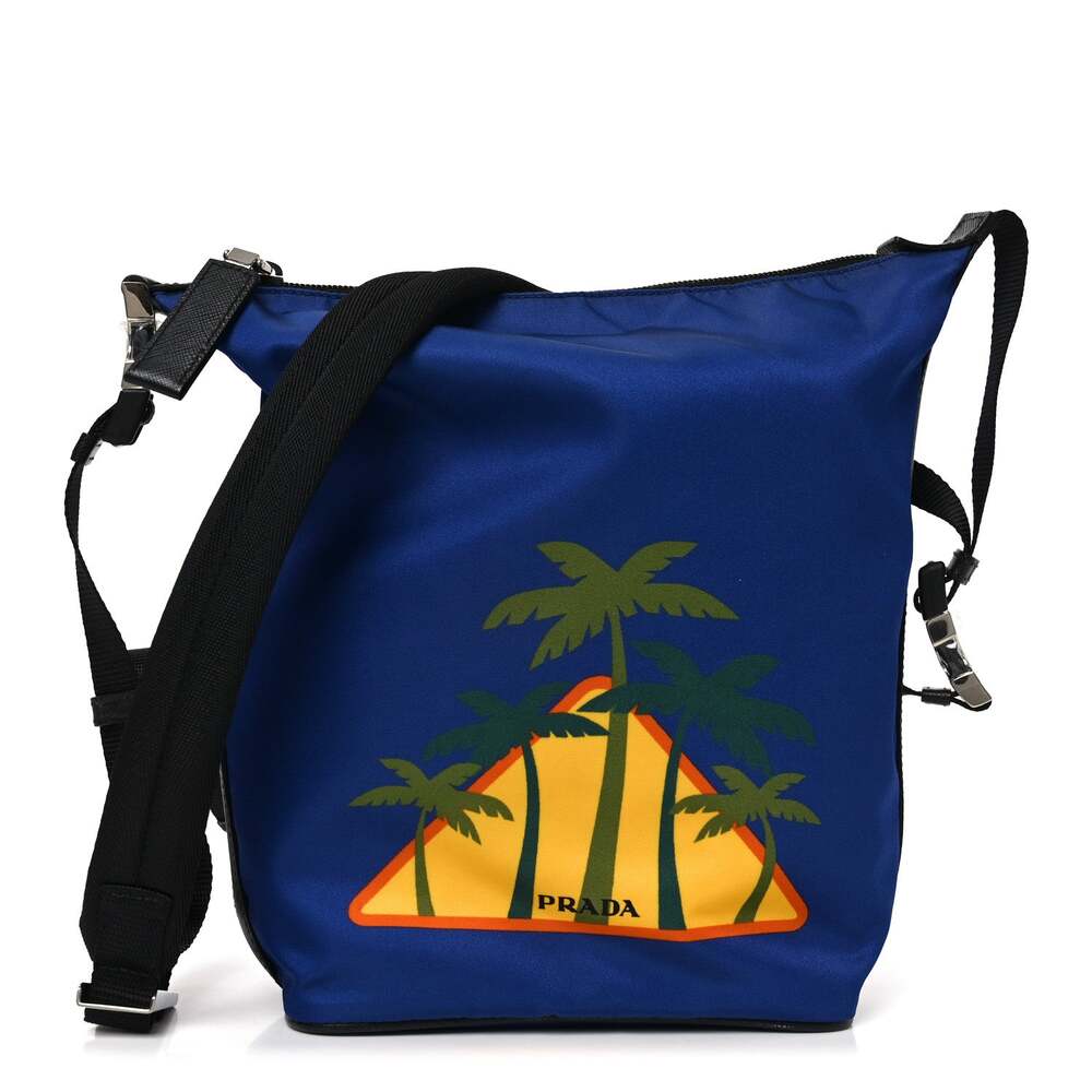 Prada Tessuto Nylon Palm Tree Print #268704P45B